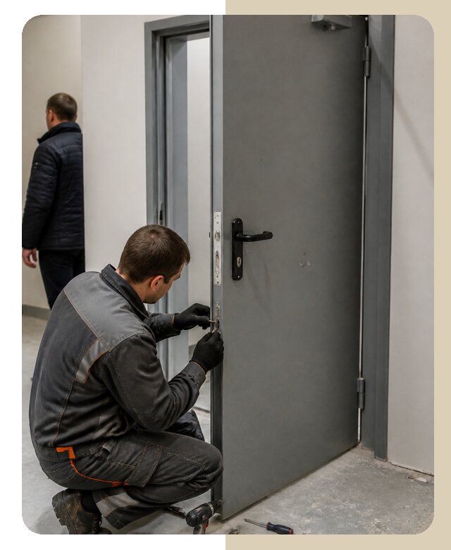 Ремонт противопожарной двери в Богородицке по цене 6946 р. | ДвериЛегко-Бгд
