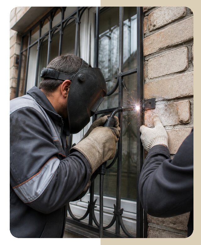 Сварное крепление решеток в Богородицке по цене от 2672 р. | ДвериЛегко-Бгд
