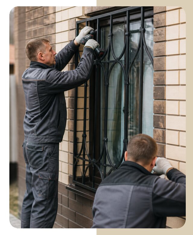 Установка решеток в дом в Богородицке по цене от 3740 р. | ДвериЛегко-Бгд